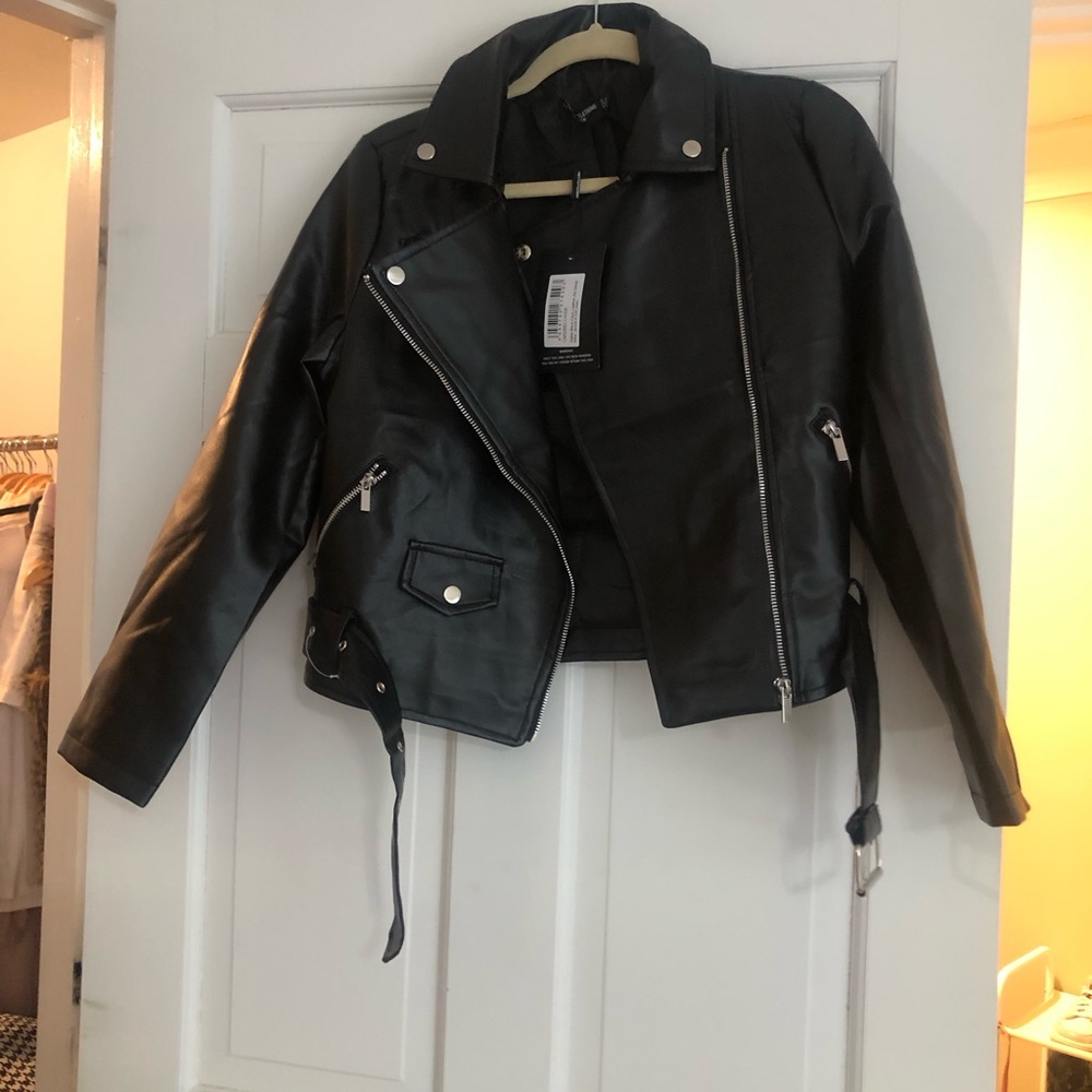 Pretty Little Thing Faux Leather Jacket
